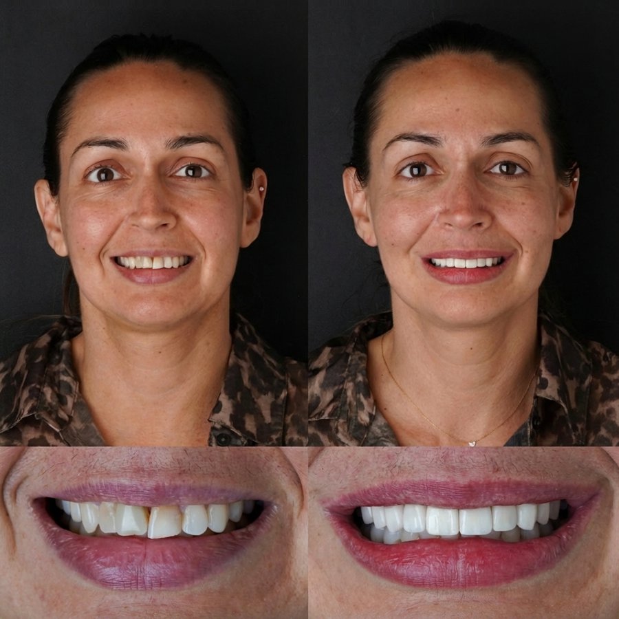Smile Design with Porcelain Veneers