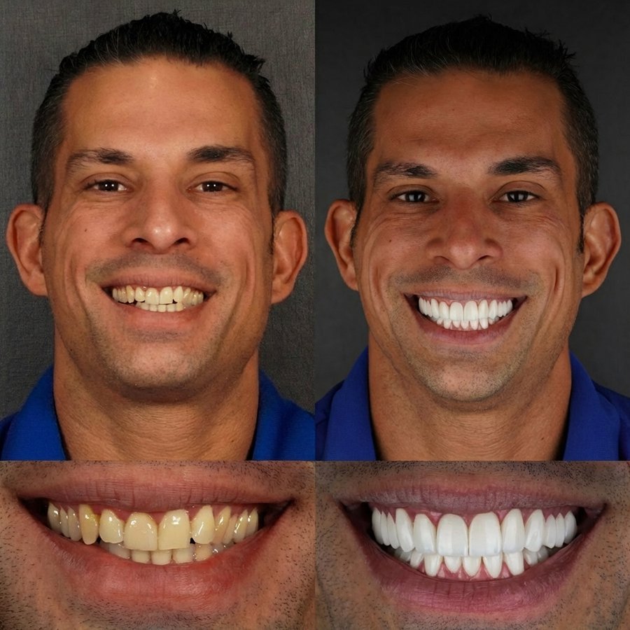 Smile Design with Porcelain Veneers