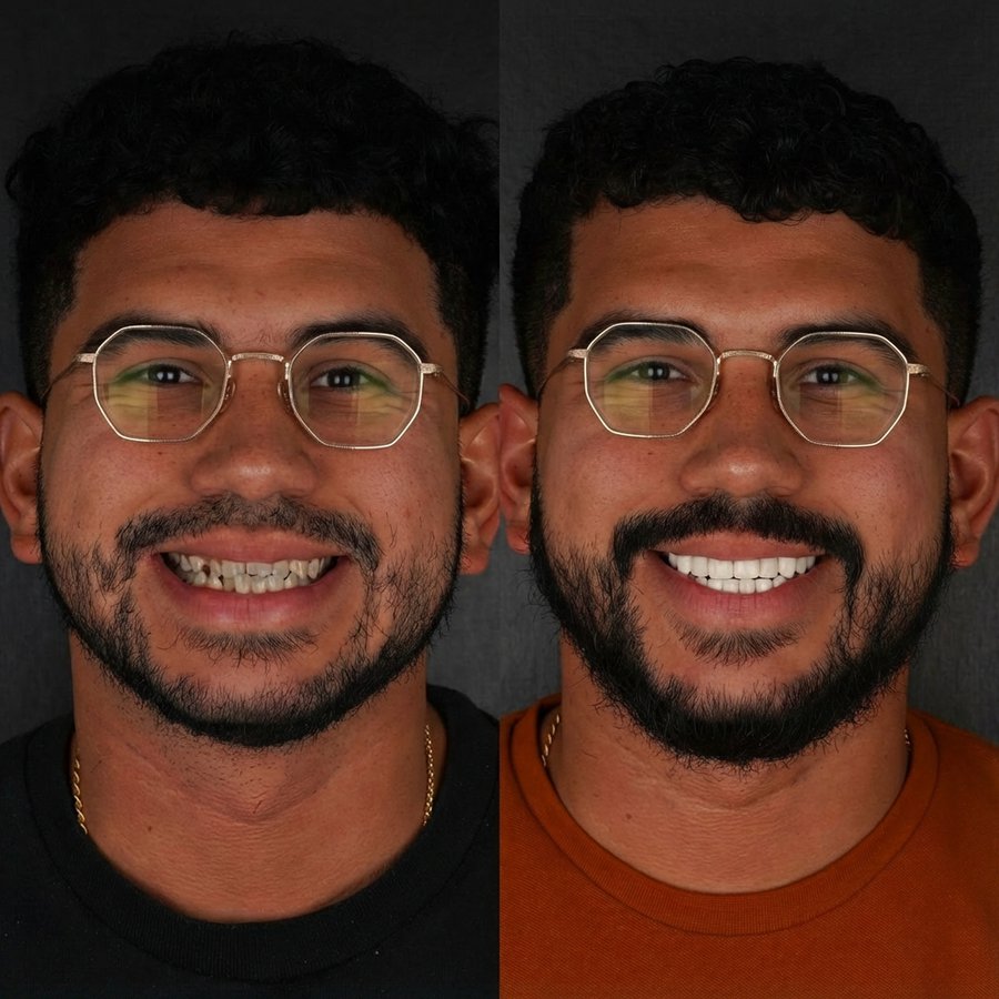 Smile Design with Porcelain Veneers