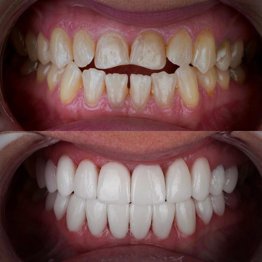 Smile Design with Porcelain Veneers