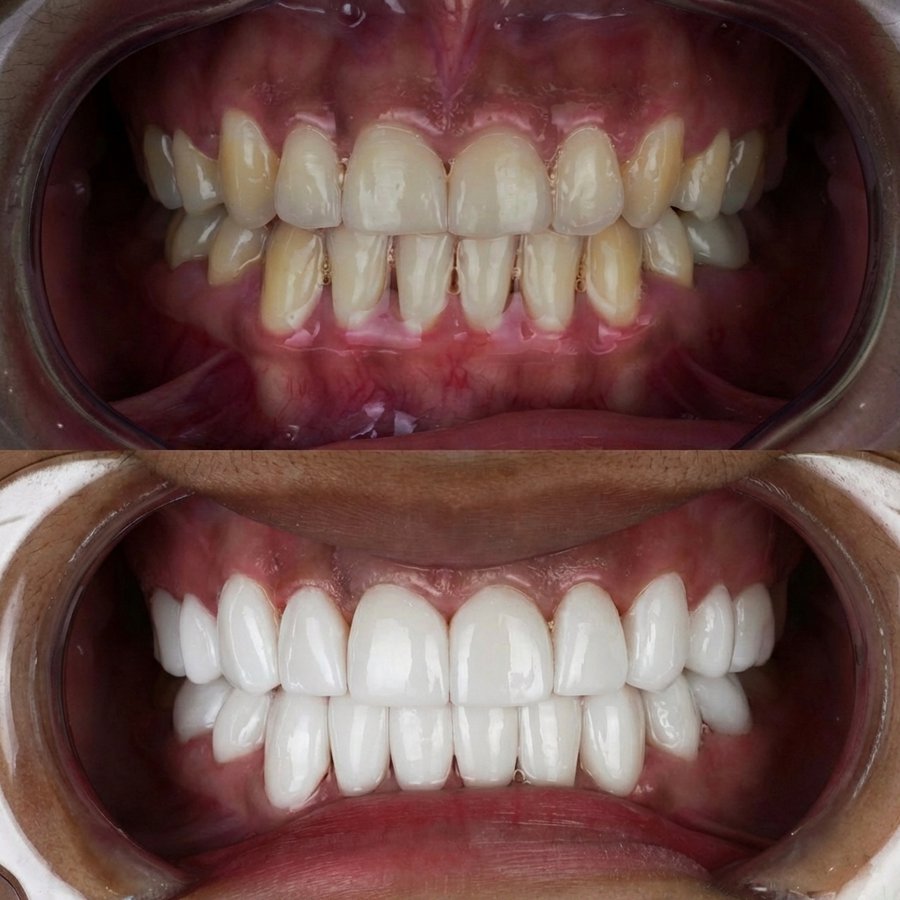 Smile Design with Porcelain Veneers