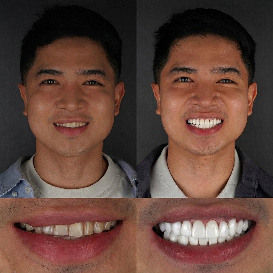 Smile Design with Porcelain Veneers