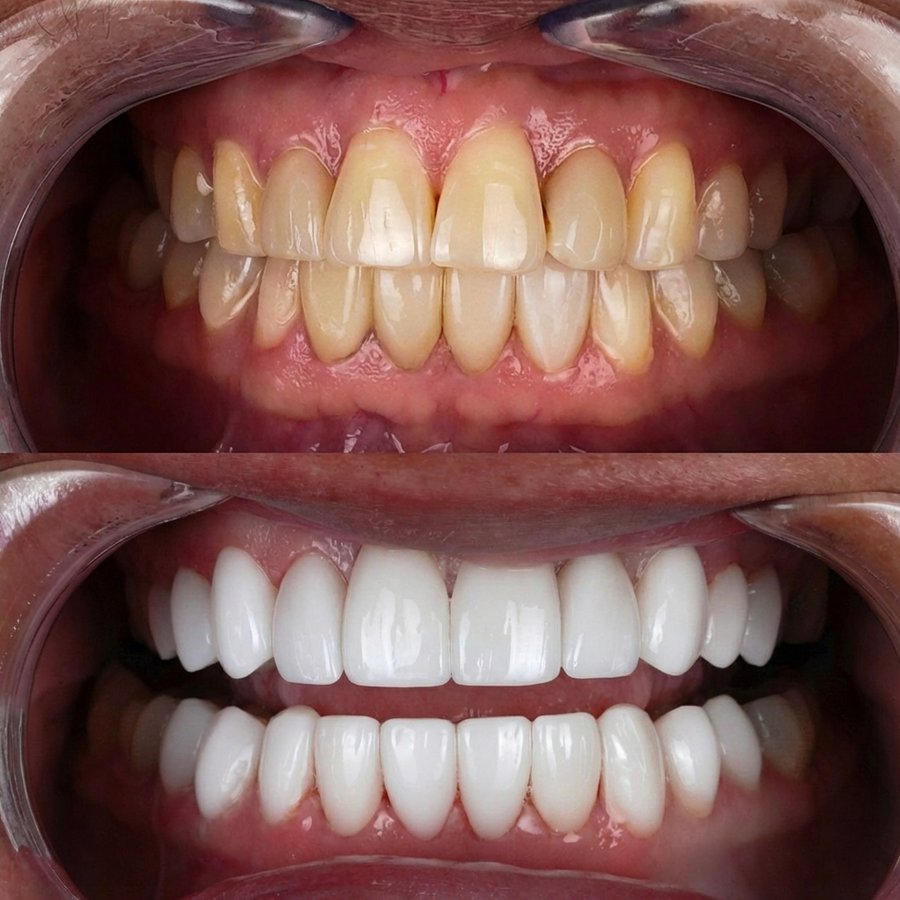 Smile Design with Porcelain Veneers
