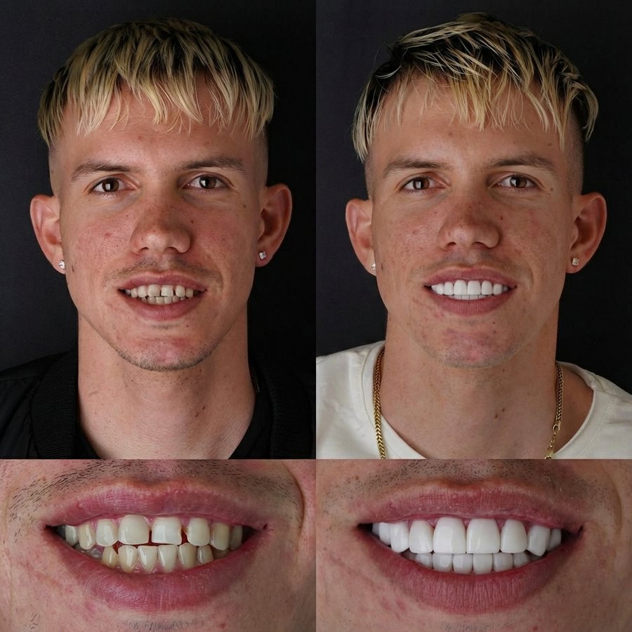 Smile Design with Porcelain Veneers
