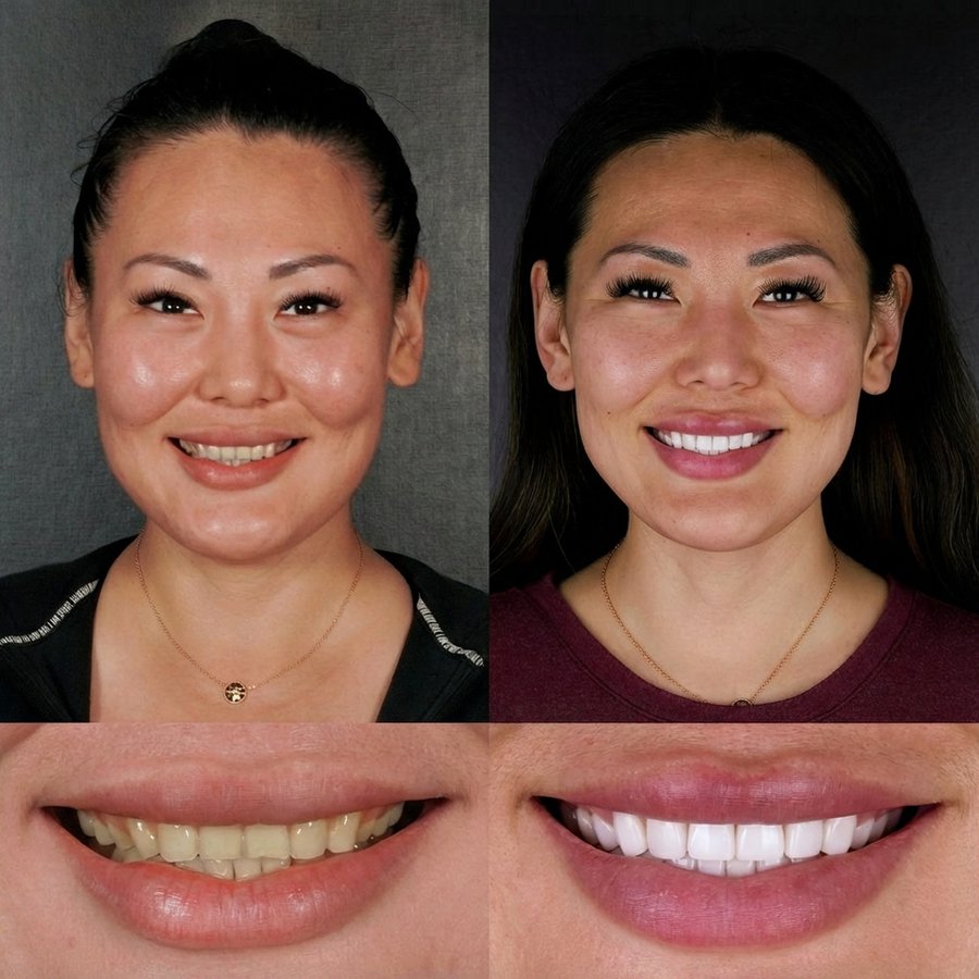 Smile Design with Porcelain Veneers