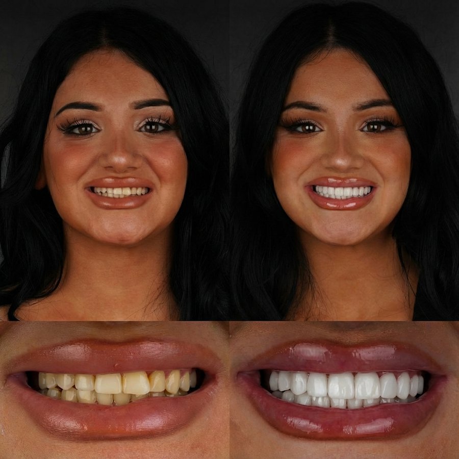 Smile Design with Porcelain Veneers