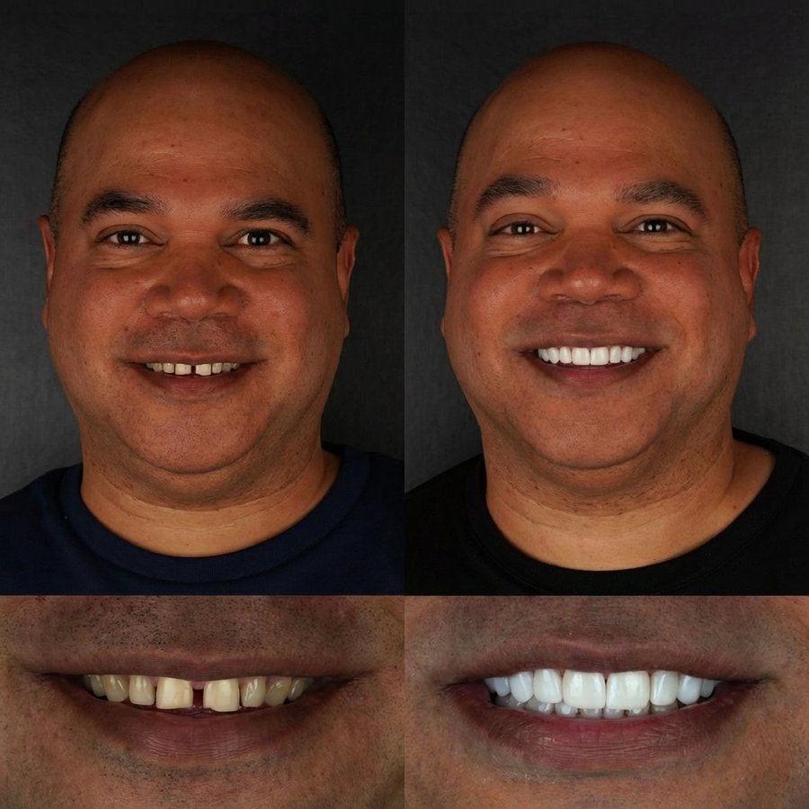 Smile Design with Porcelain Veneers
