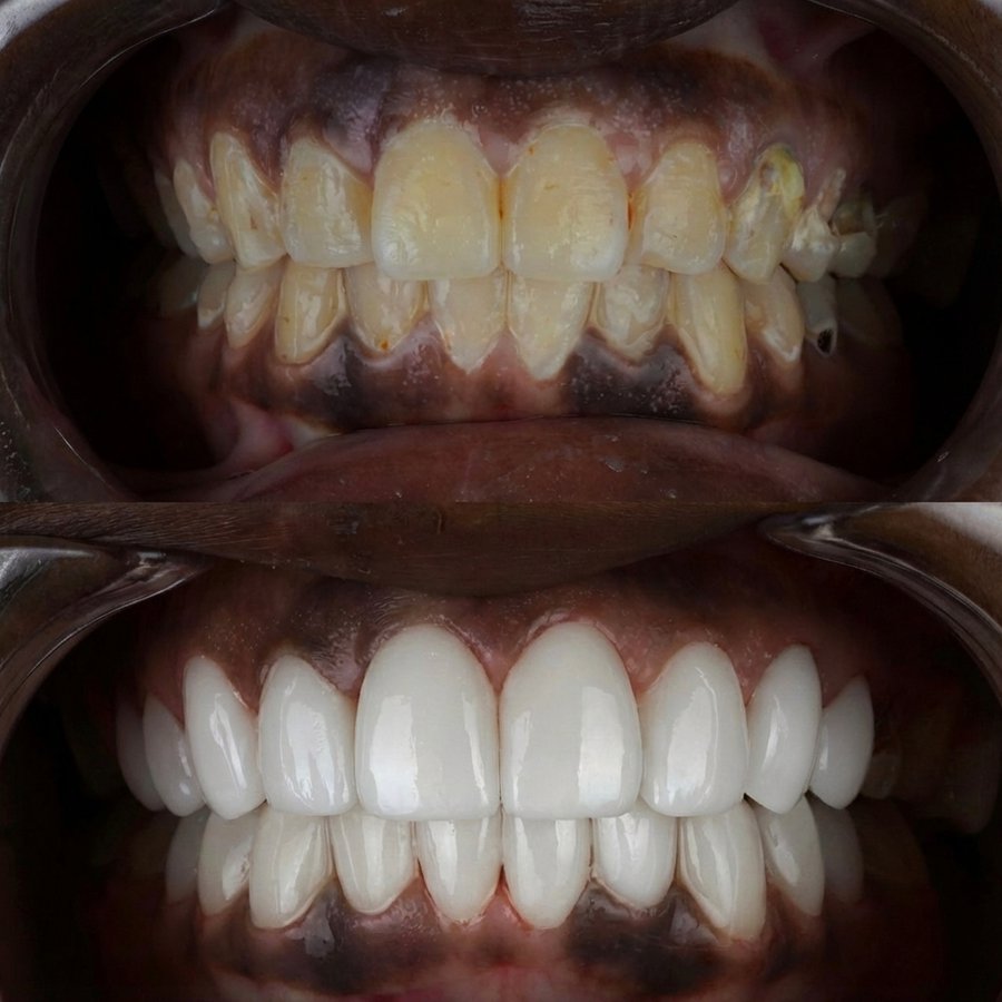 Smile Design with Porcelain Veneers