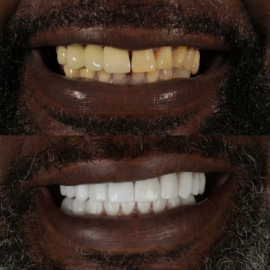 Smile Design with Porcelain Veneers
