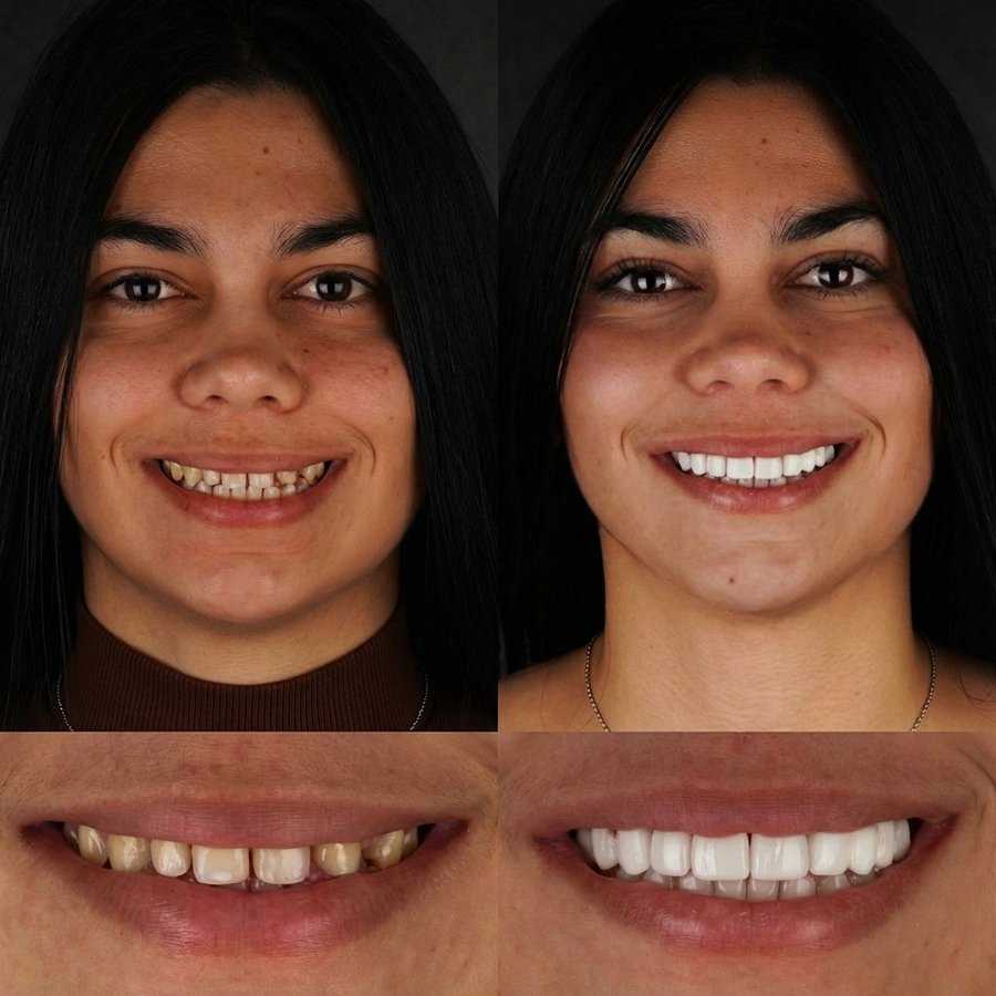 Smile Design with Porcelain Veneers