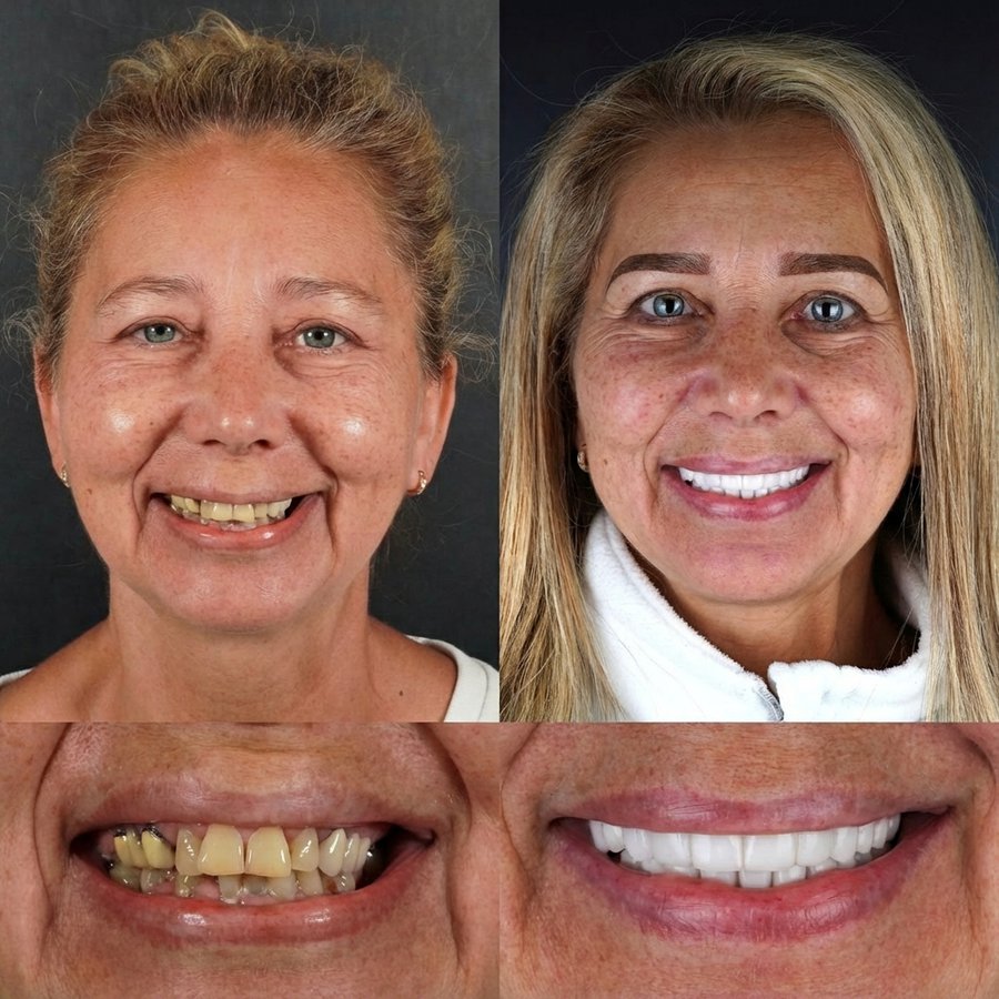 Hybrid Denture (top and bottom)
