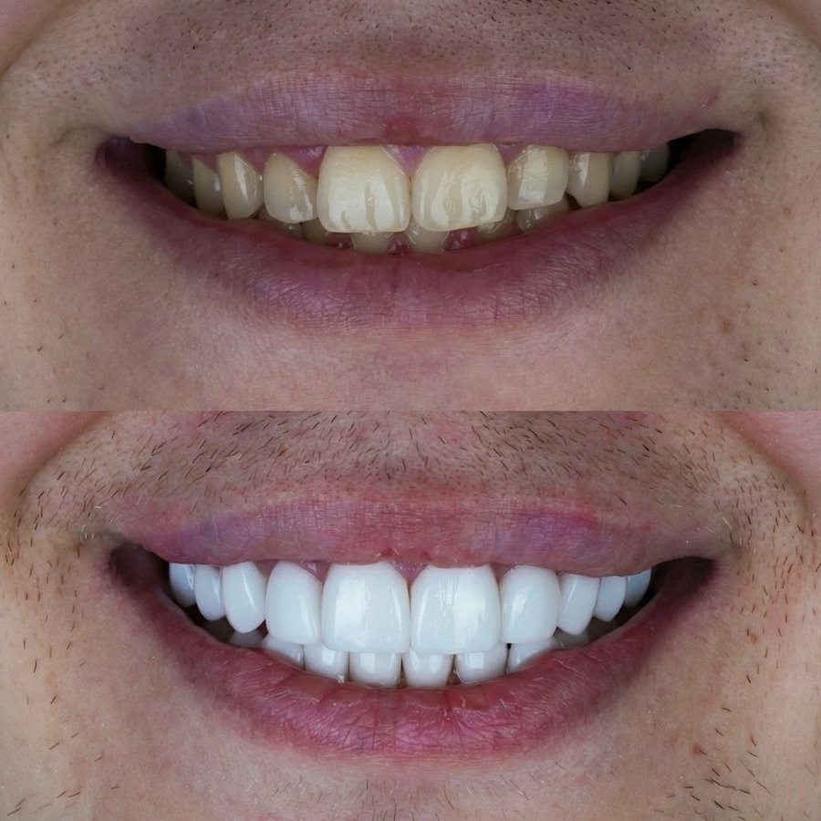 Smile Design with Porcelain Veneers