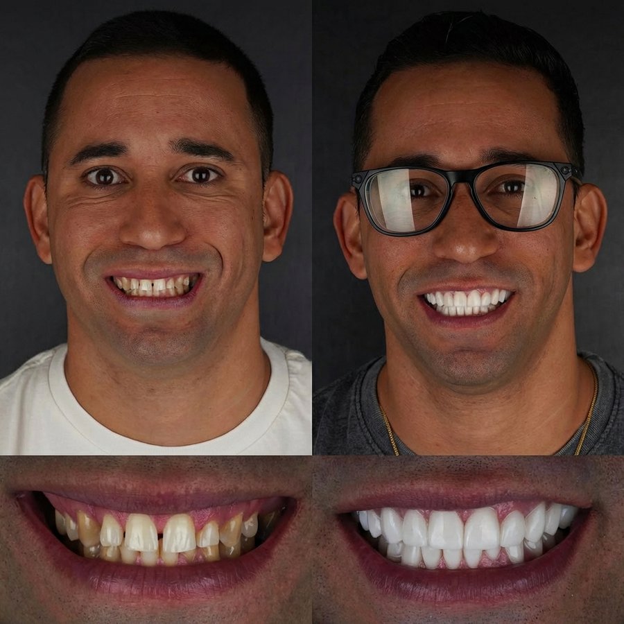 Smile Design with Porcelain Veneers
