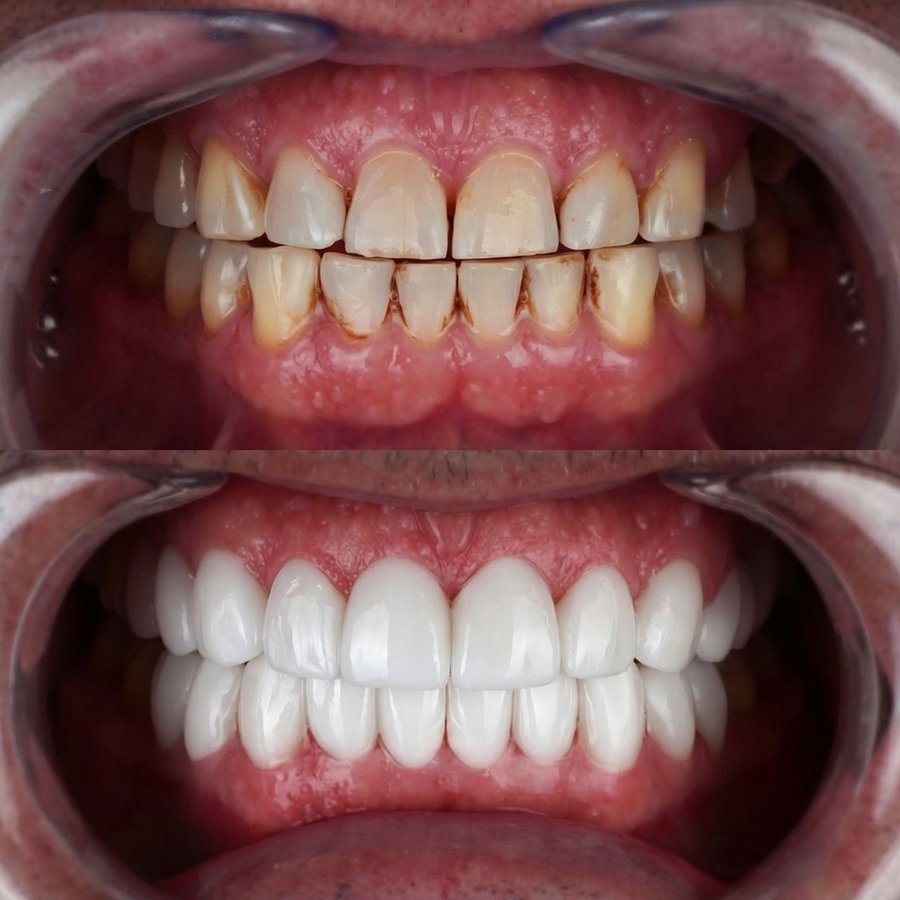 Smile Design with Porcelain Veneers