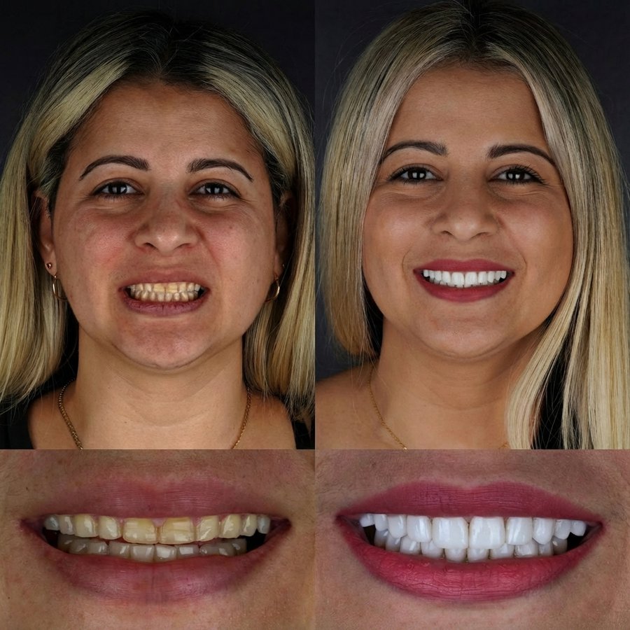 Smile Design with Porcelain Veneers