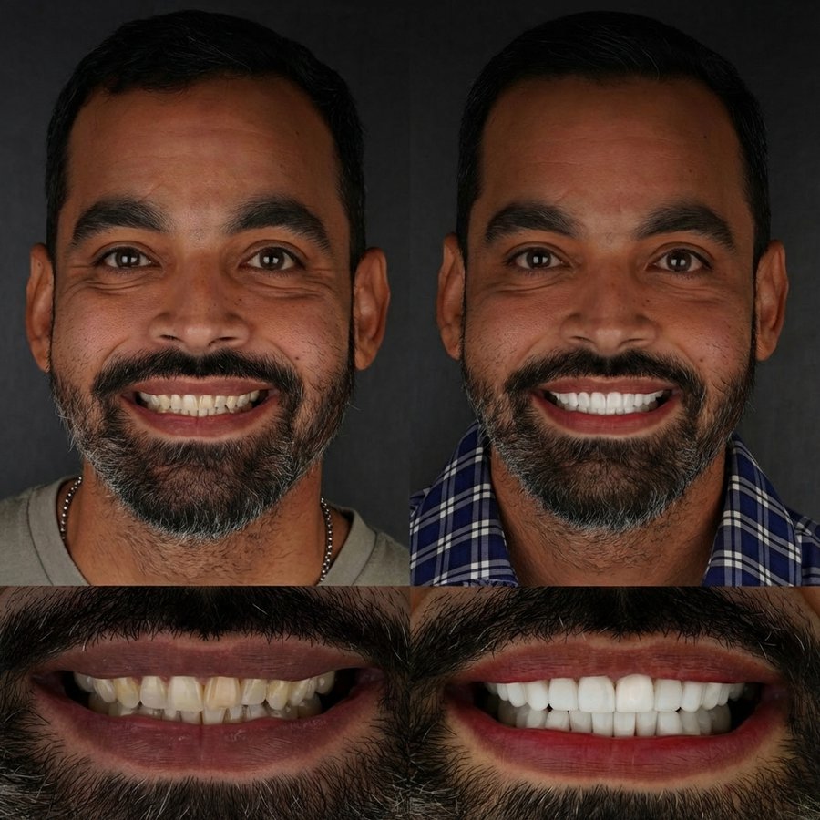Smile Design with Porcelain Veneers