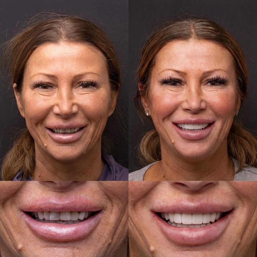 Smile Design with Porcelain Veneers