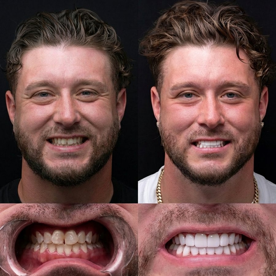 Smile Design with Porcelain Veneers