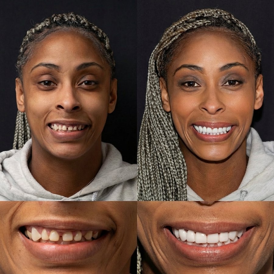 Smile Design with Porcelain Veneers