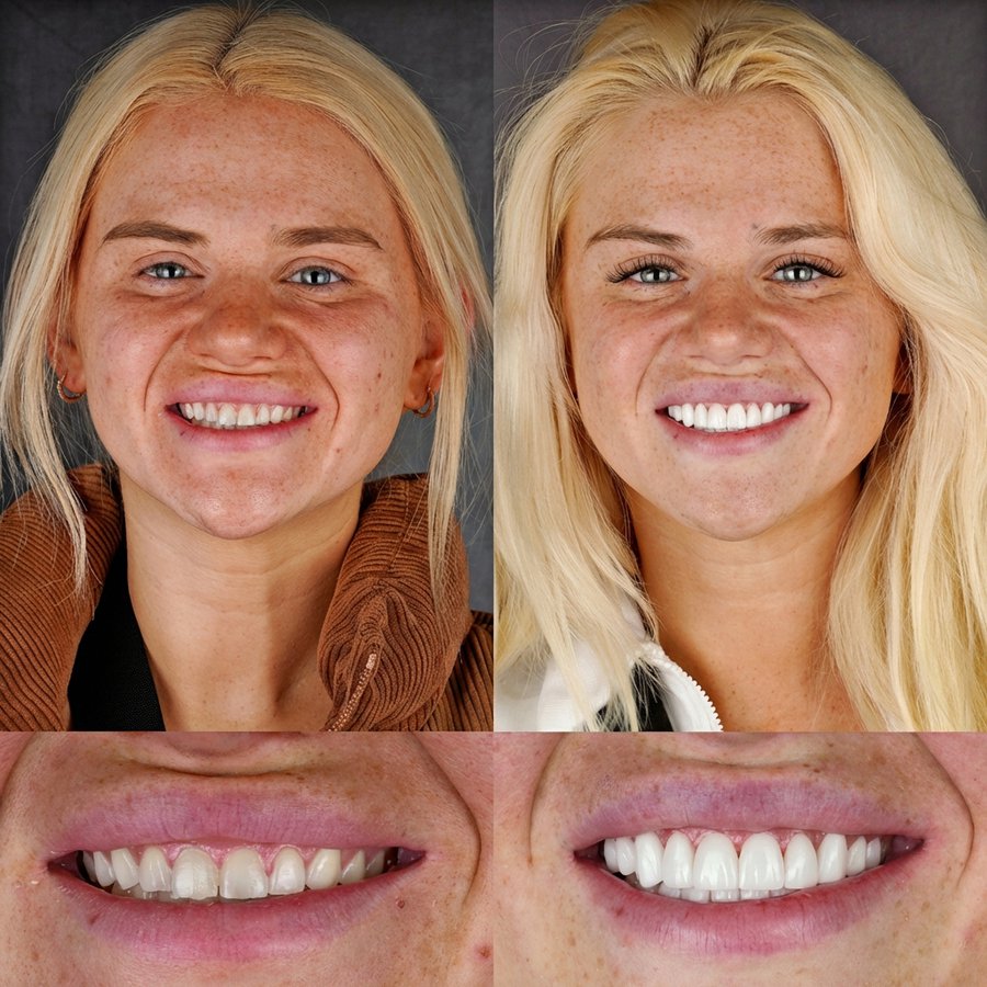 Smile design with Porcelain Veneers