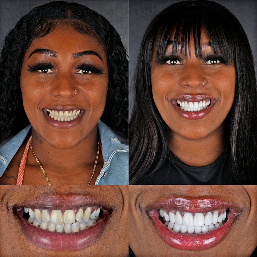 Smile design with Porcelain Veneers