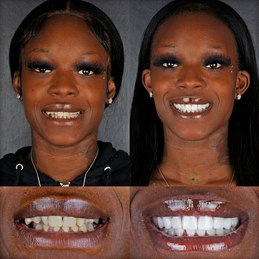 Smile design with Porcelain Veneers