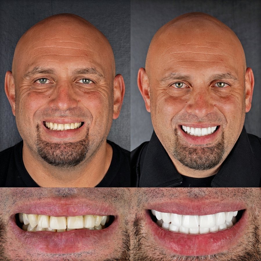 Smile design with Porcelain Veneers