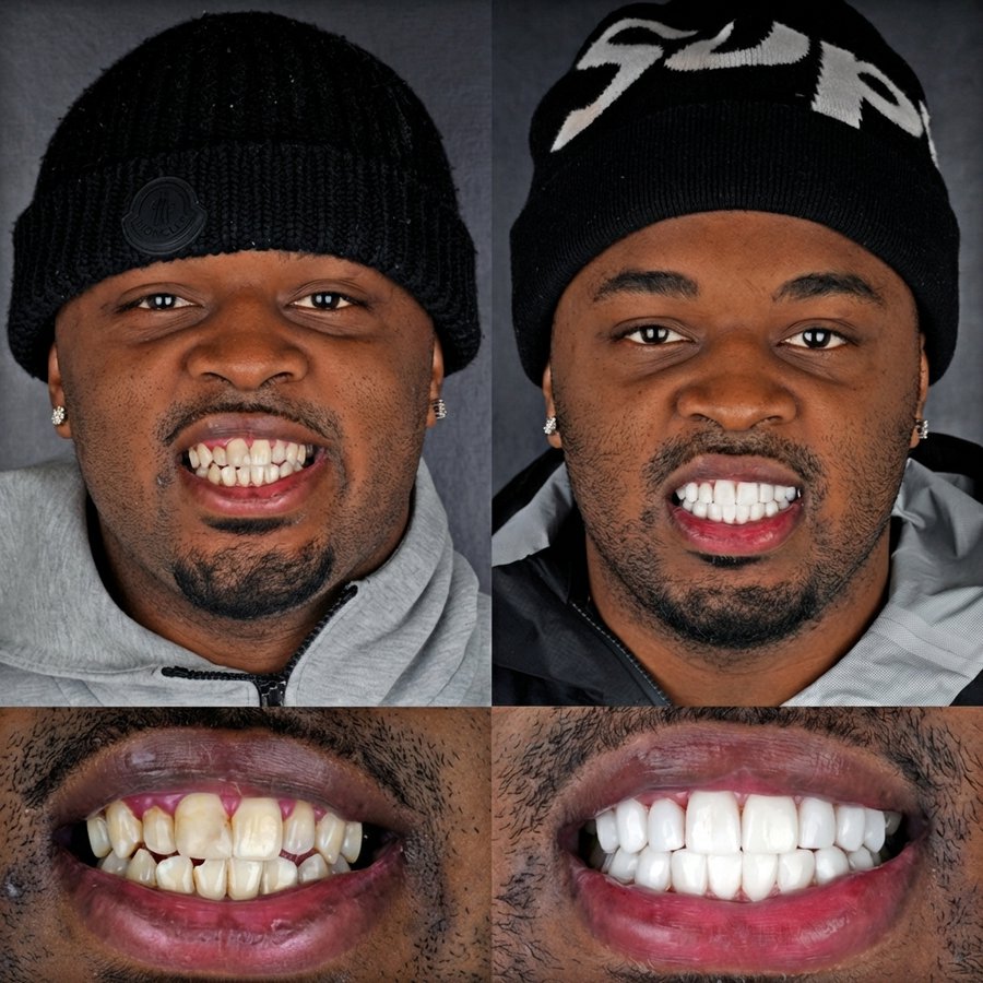 Smile design with Porcelain Veneers