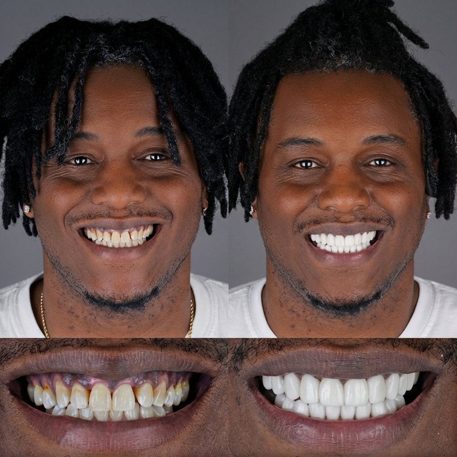 Smile design with Porcelain Veneers