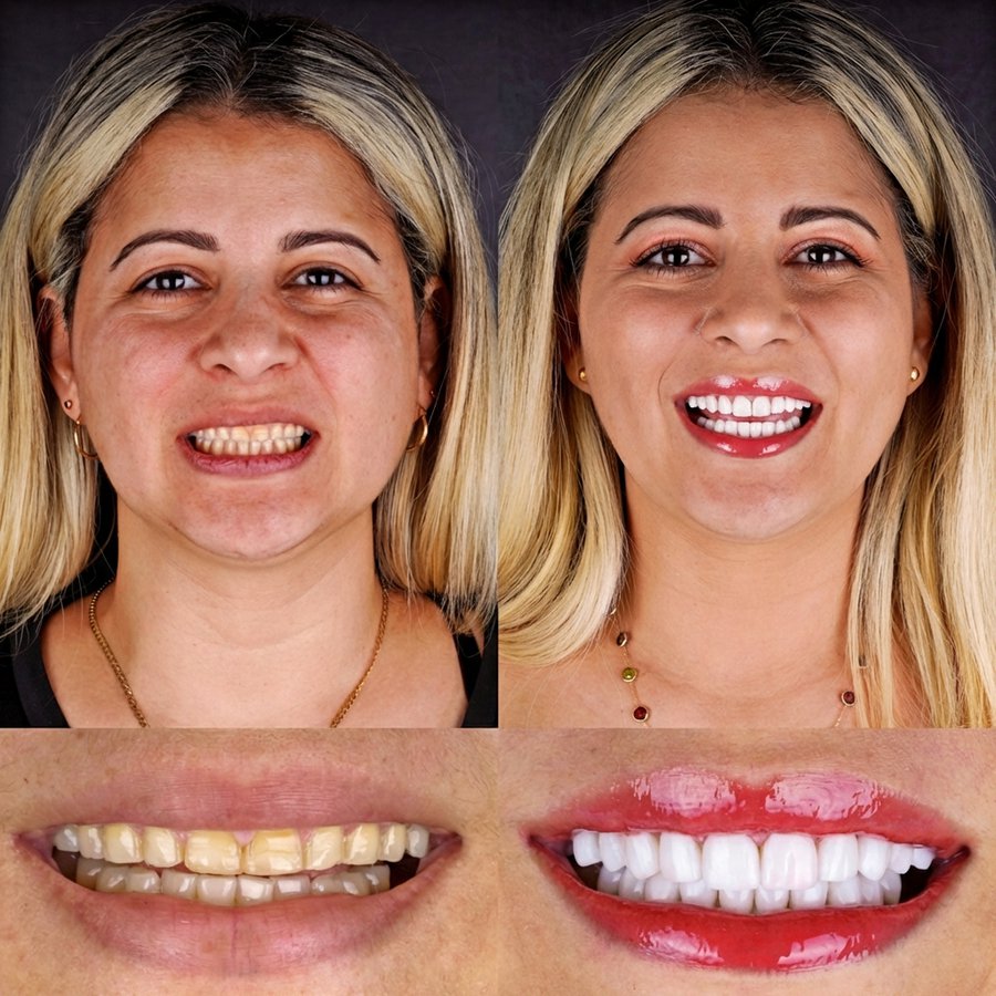 Smile design with Porcelain Veneers
