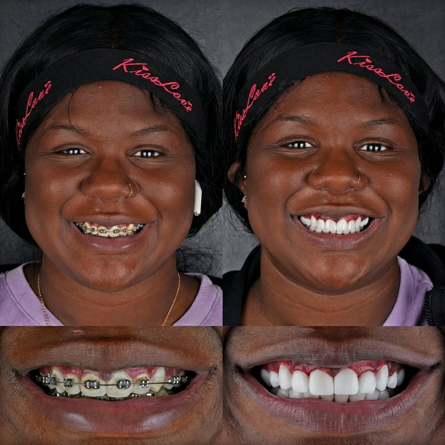 Smile design with Porcelain Veneers