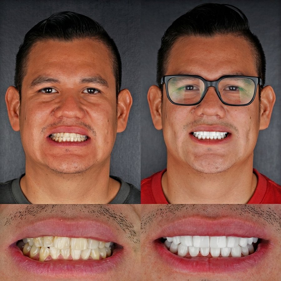 Smile design with Porcelain Veneers