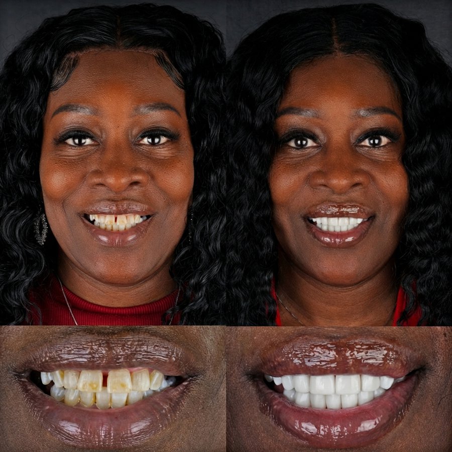 Smile design with Porcelain Veneers