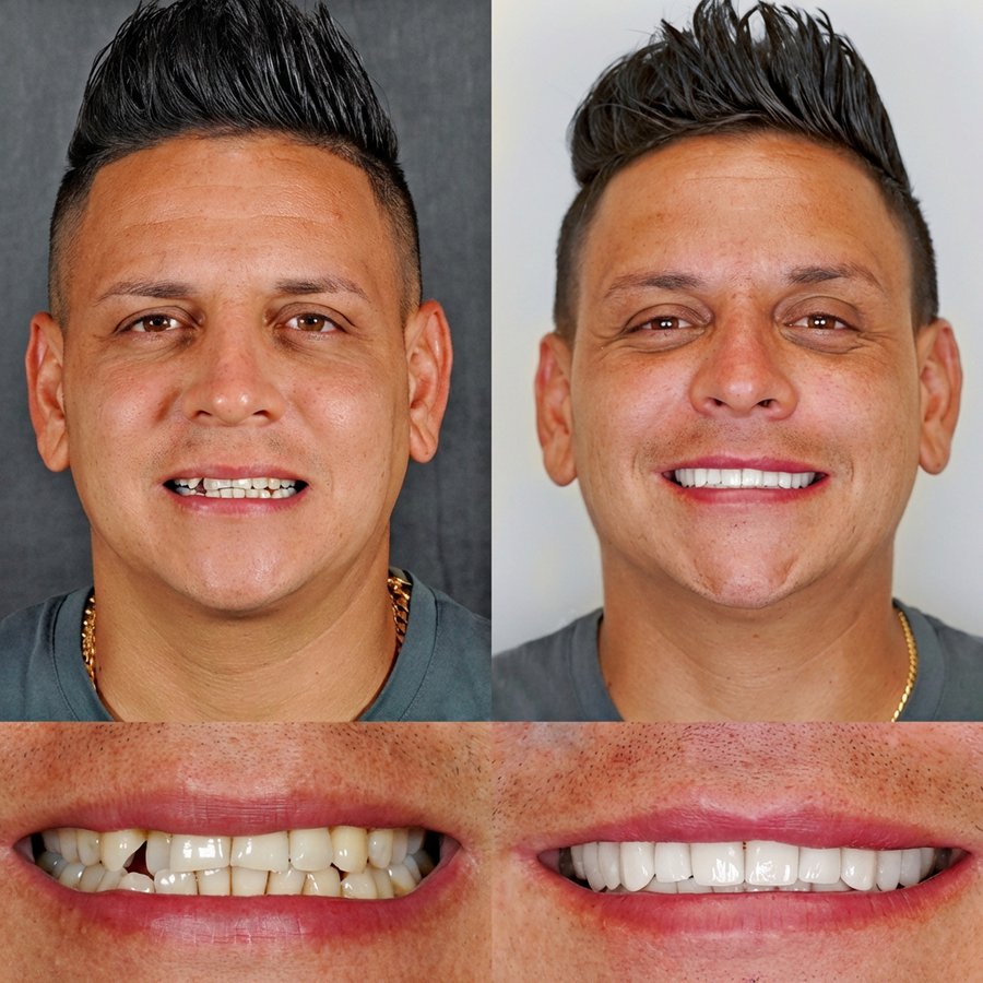 Smile design with Porcelain Veneers