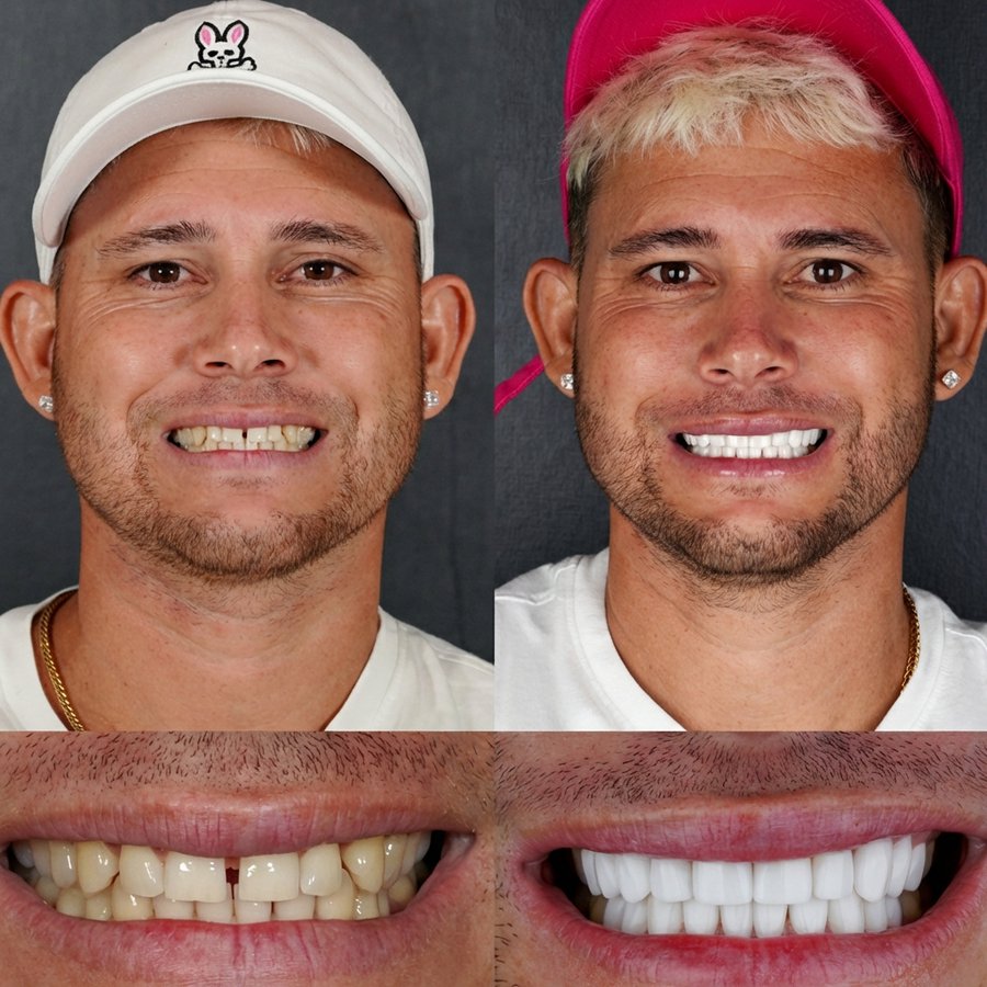 Smile design with Porcelain Veneers